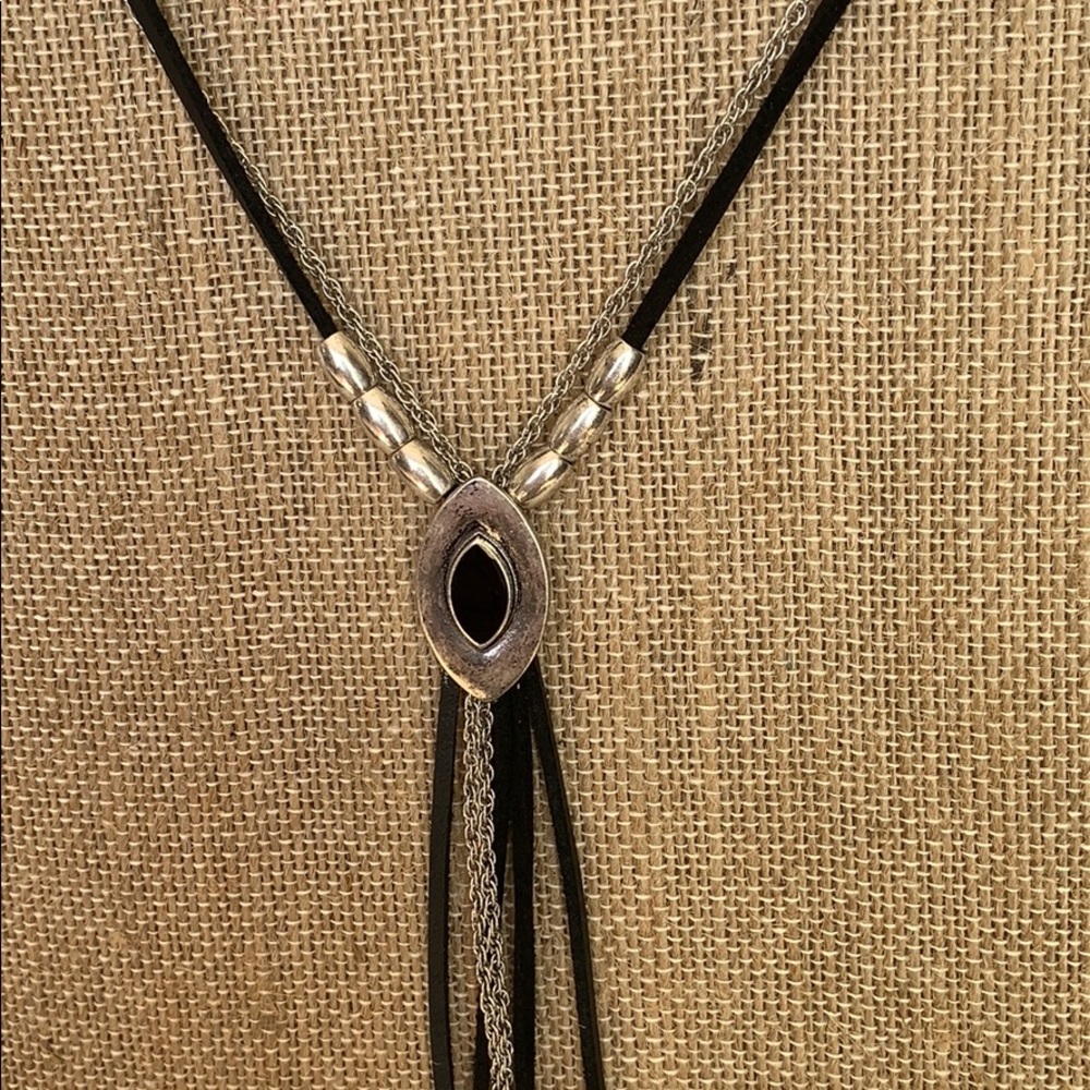 Boho Suede Tassel Set